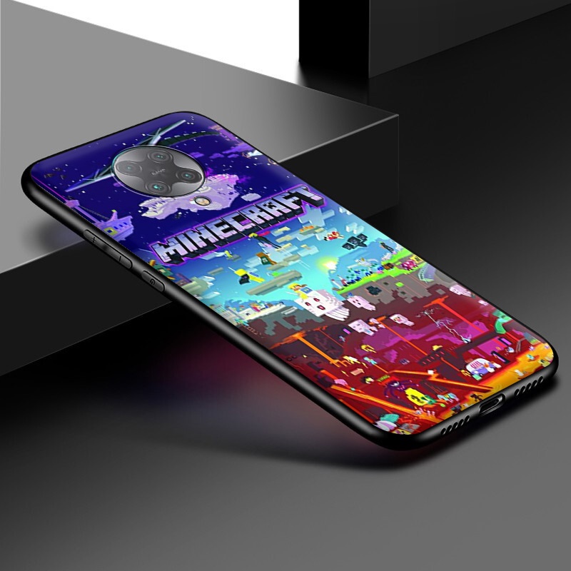 Ốp Điện Thoại Silicon tpu Mềm Hình minecraft 66nov Cho redmi 9a 9c 10a 9t 9 note 9s