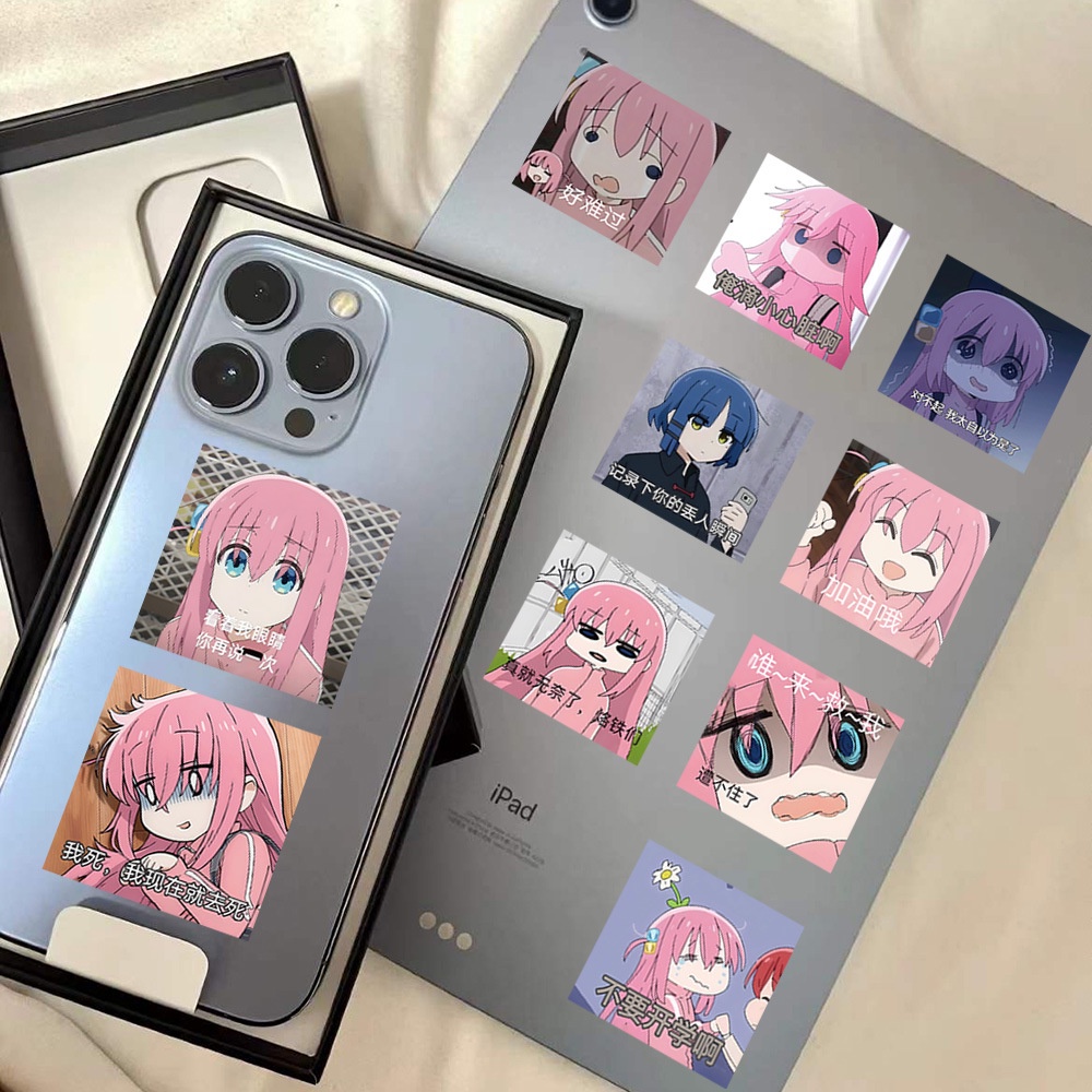 Set 63 Miếng Dán Hoạt Hình Chống Thấm Nước Trang Trí Laptop Hành Lý