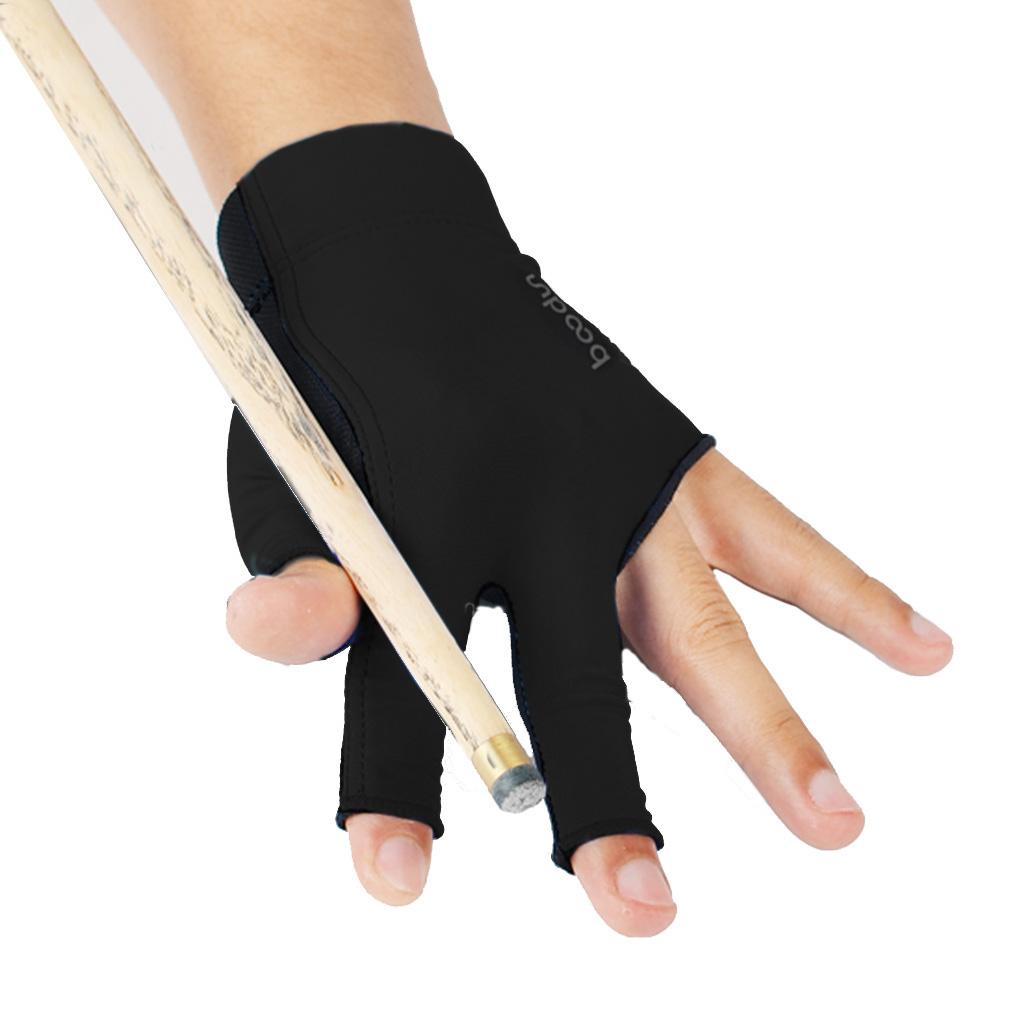 Găng Tay Hở Ngón Mềm Mại Chống Trượt Chuyên Dụng Chơi Bida