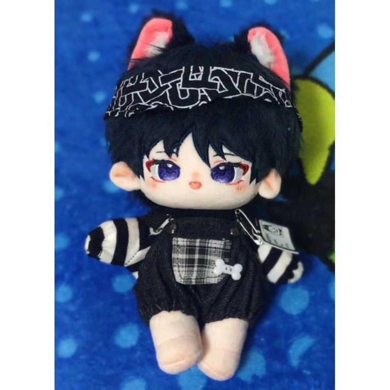 Genshin Impact Scaramouche Thuộc tính của người lang thang, búp bê bông, mèo con, 20 cm.
