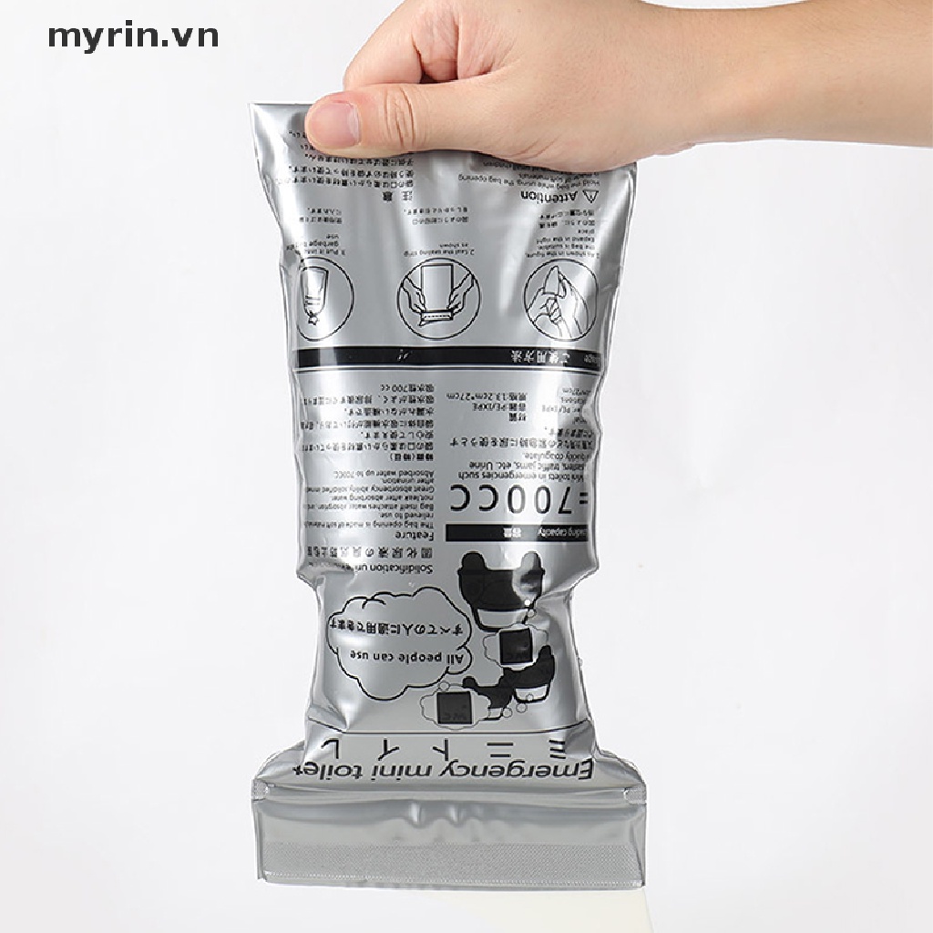 Túi Đi Vệ Sinh Khẩn Cấp 700ml Sử Dụng Một Lần Tiện Lợi
