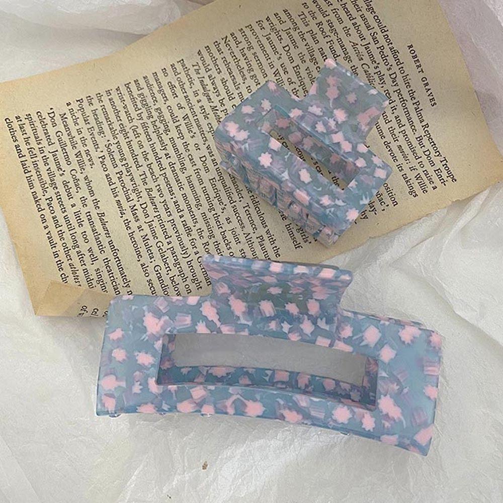USNOW Acetate Hair Claws Cute Party For Girls Flower New Ponytail Holder Hollow Butterfly Fashion Headwear Korean Shark Clips
