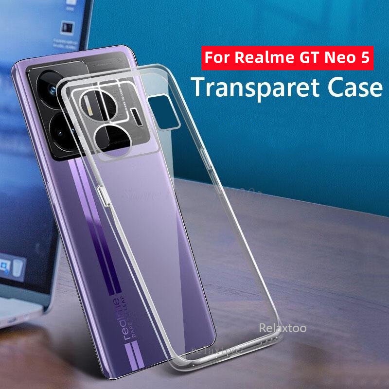 Ốp Điện Thoại TPU Silicon Mềm Trong Suốt Có Túi Khí Chống Sốc Cho Realme GT Neo 5 5G GT Neo 5 Neo5 GTNeo5 5G RMX3708 RMX3706