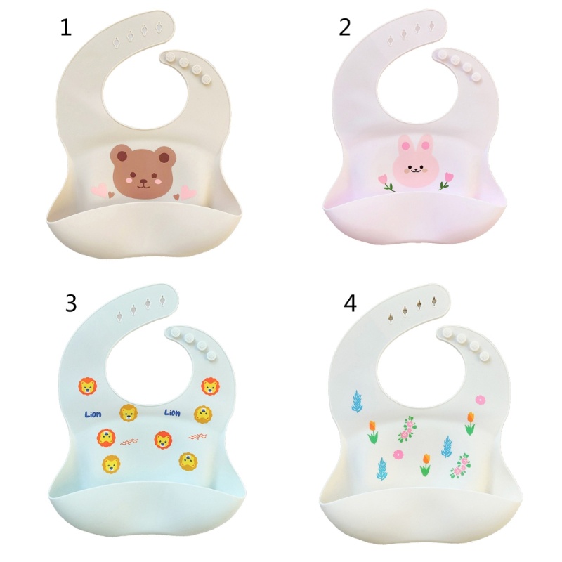 Yếm Ăn Chống Thấm Nước Có Thể Điều Chỉnh Tiện Lợi Dành Cho Bé