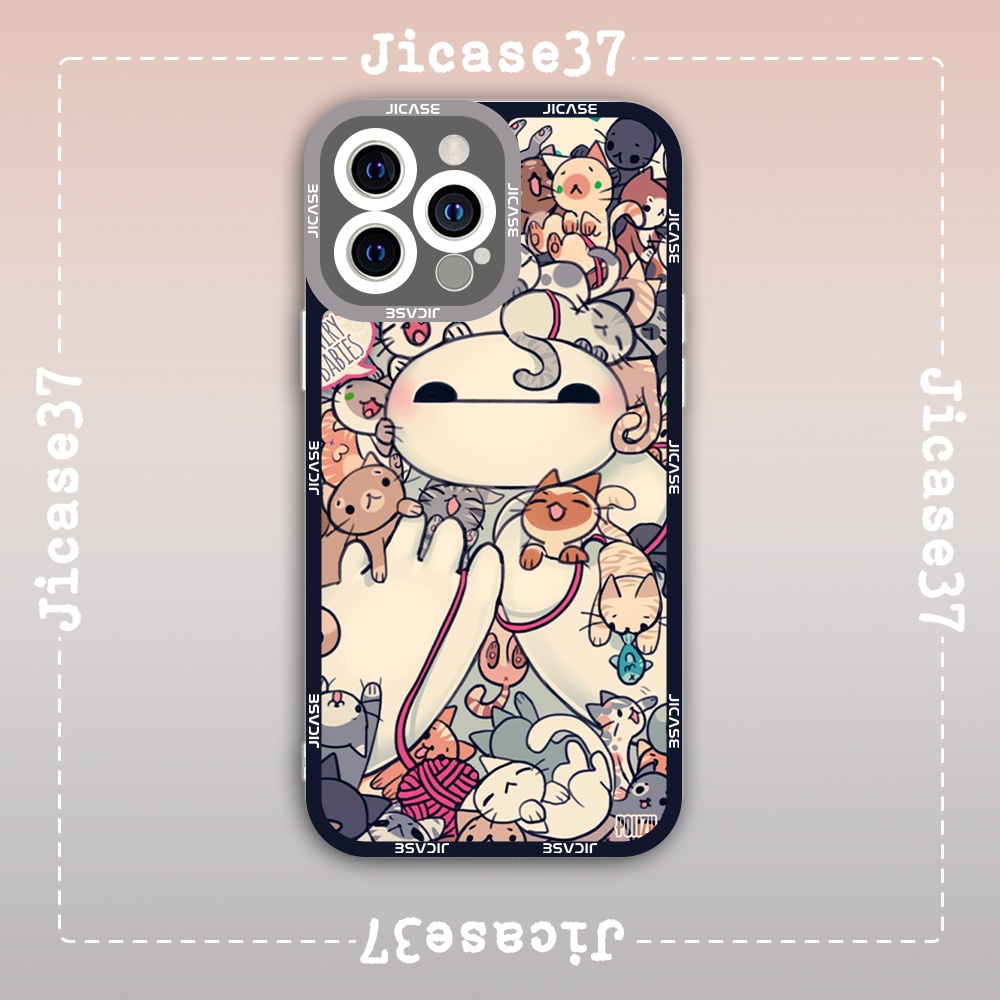 Ốp lưng iphone Cute Case Baymax Hoạt Hình Collage Big Hero Six Tặng Kèm Phụ Kiện Túi Xách MK Hình Cute Case