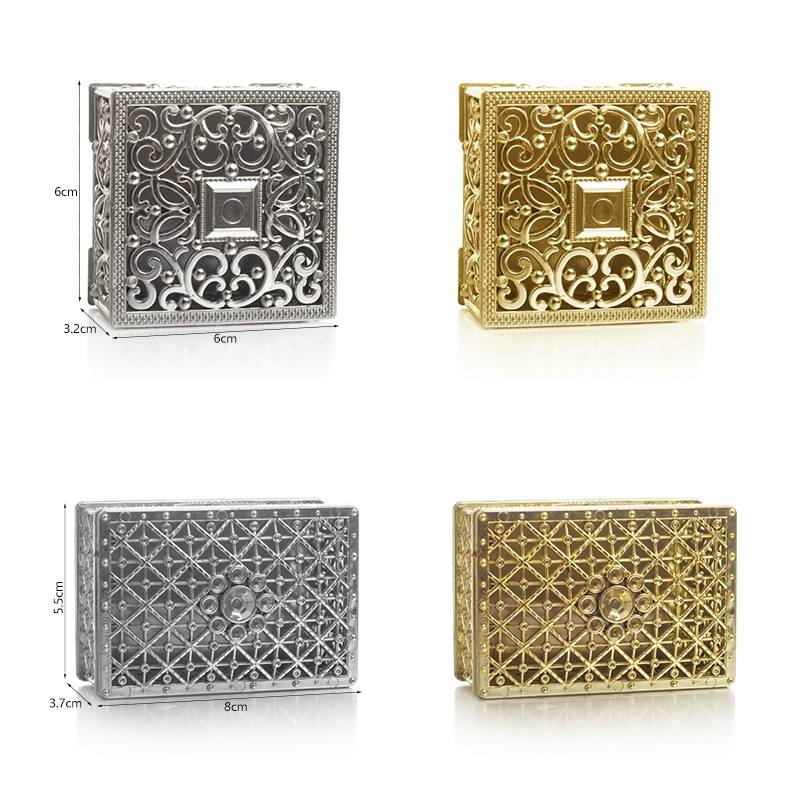 Hộp Đựng Trang Sức Mini Màu Vàng Lá Phong Cách Retro