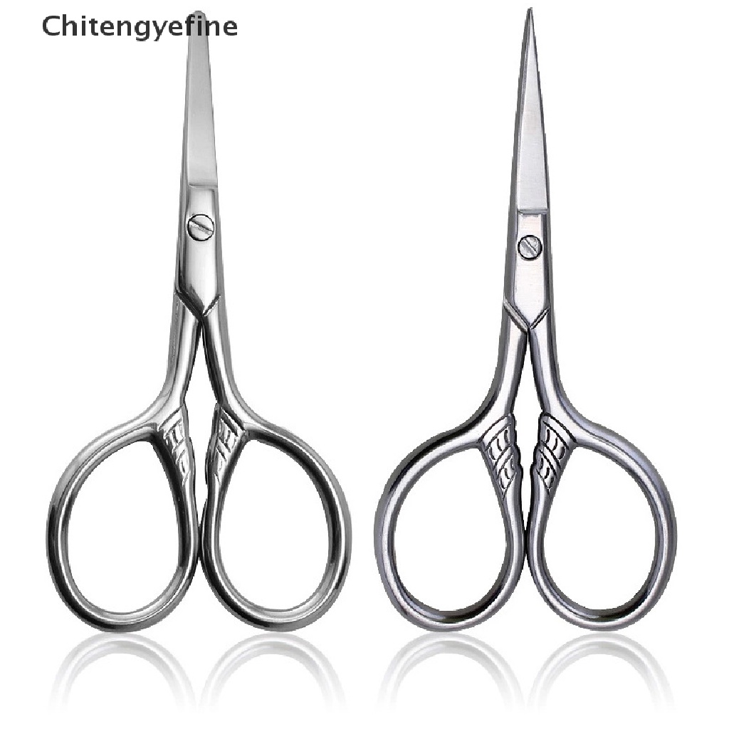 1 Kéo Cắt Tỉa Lông Mày / Lông Mi / Mũi Bằng Thép Không Gỉ