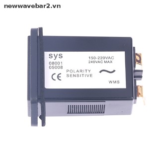 1pc 6 chữ số đồng hồ đo giờ ac 220v, bộ đếm hẹn giờ kín hoàn chỉnh 12v-36v dc.