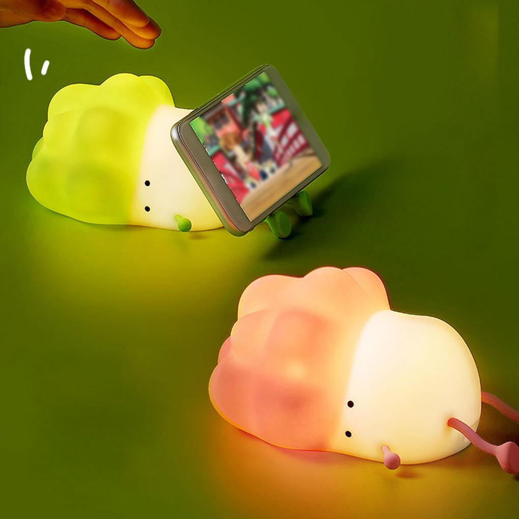 (runbu) Đèn Ngủ Ban Đêm Hình Rau Củ Quả Nằm Ngủ Trang Trí Nhà Cửa / Phòng Khách / Phòng Ngủ