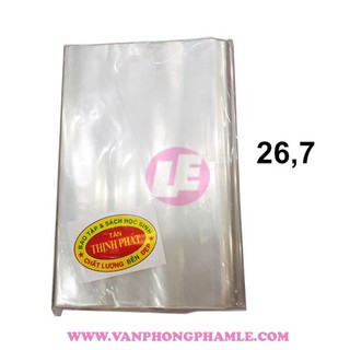 Bìa kiếng bao sách k26,7 )