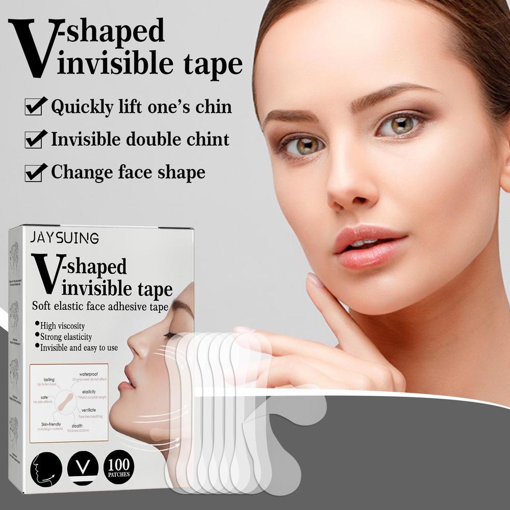 V-Shape Facial Lifting Patch Material Safety Invisible Face Stickers Fade Fine Lines Lift Tighten Jaw Tape Anti Wrinkle