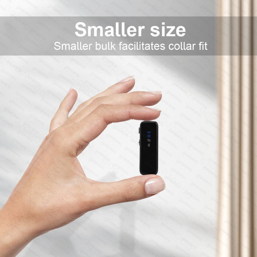 Micro Cài Áo Không Dây Mini Có Màn Hình LCD Hai Kênh Ghi Âm LCD Cho IOS Android Laptop Live Stream