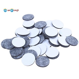 50Pcs Round Shaped Table Chair Furniture Leg Felt Mat Pad Gray