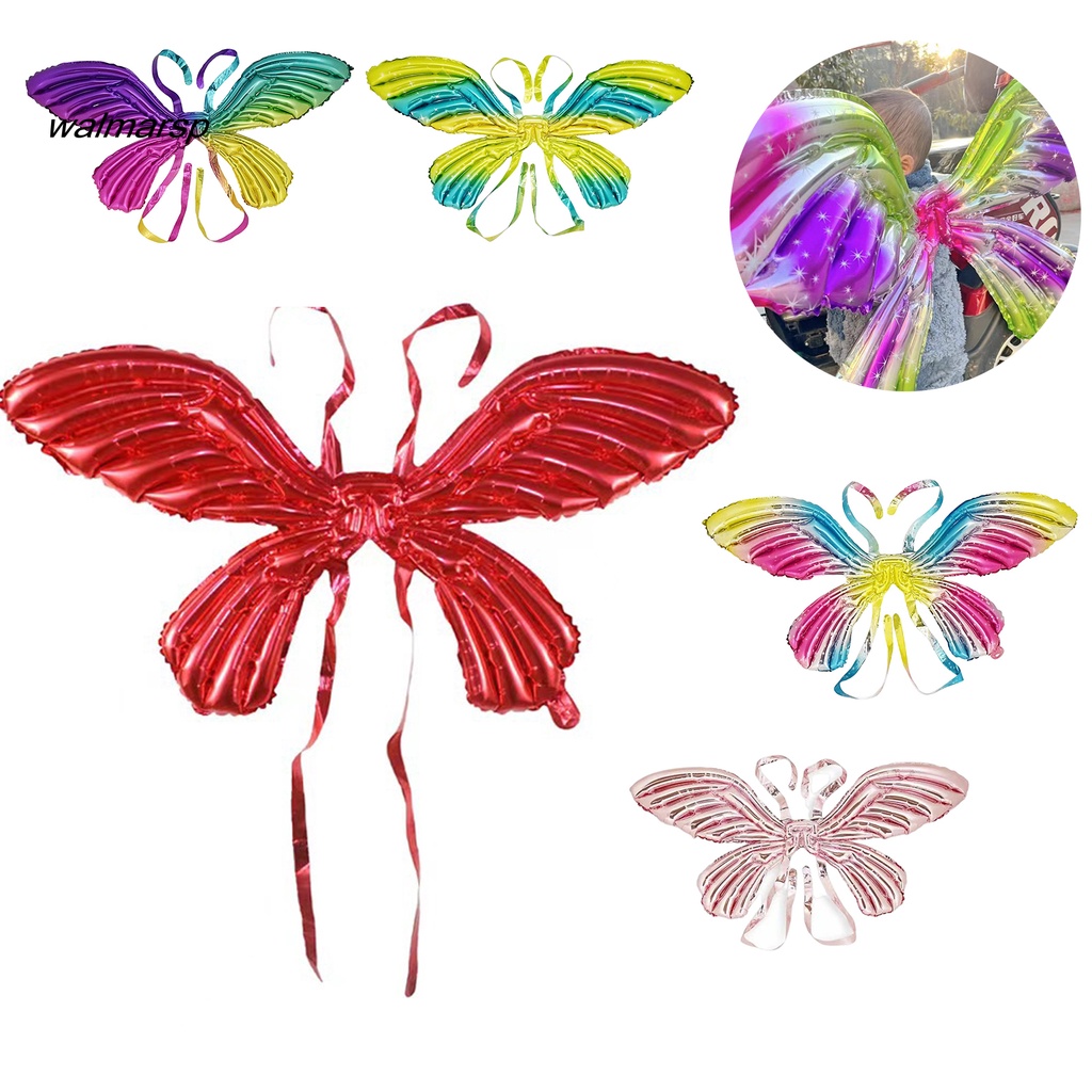 Bong Bóng Cánh Bướm Bằng Nhôm Bơm Hơi Không Rò Rỉ An Toàn Cho Bé