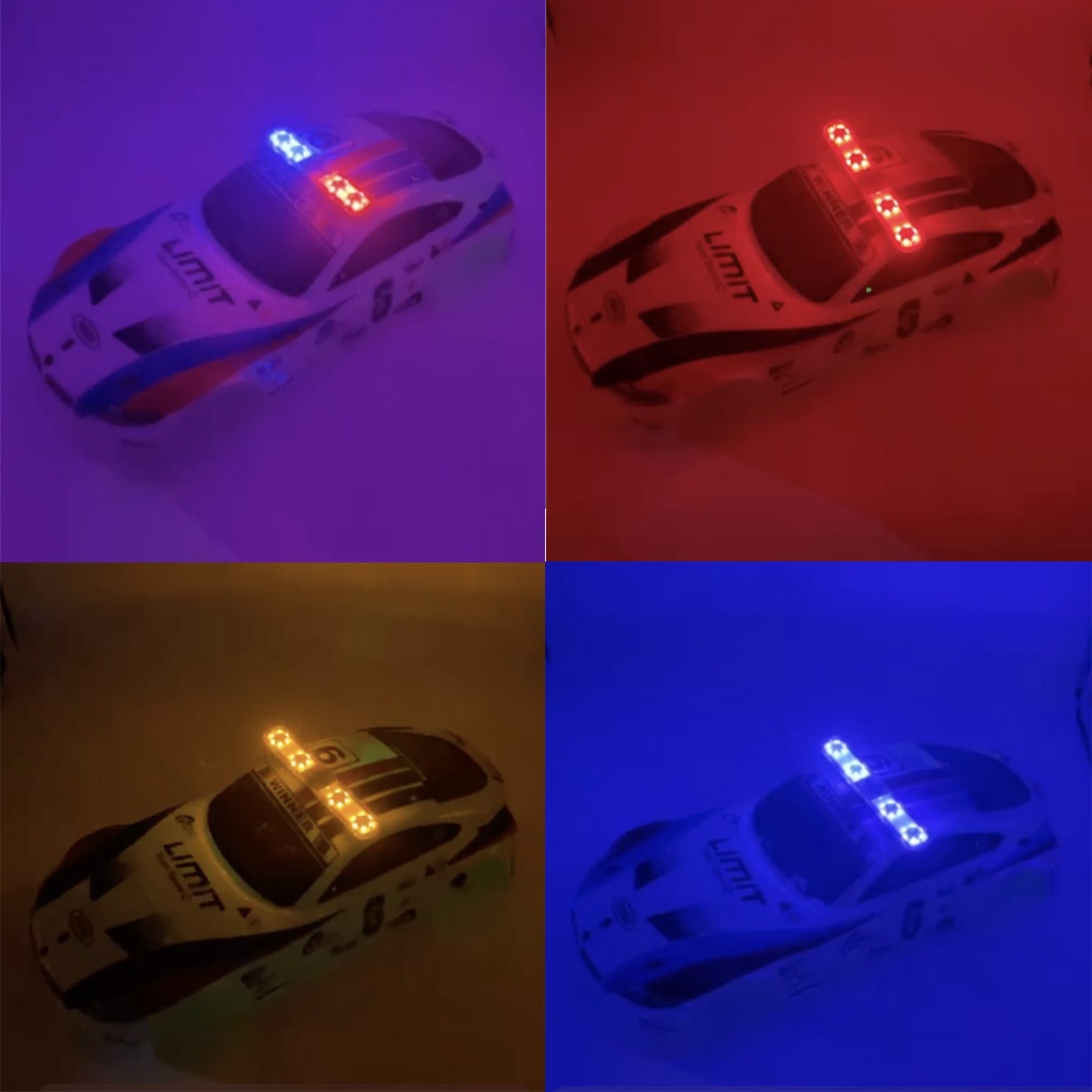(Giao Hàng 24h) Đèn Led Cảnh Sát Báo Cho Xe Điều Khiển Từ Xa 1 / 10 WPL D12 HSP Kyosho Traxxas Tamiya Axial SCX10 D90 RC