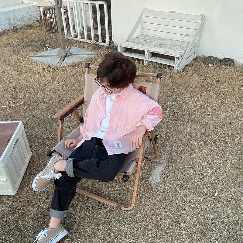 Áo Sơ Mi Kẻ Sọc Thời Trang Mùa Xuân Cho Bé