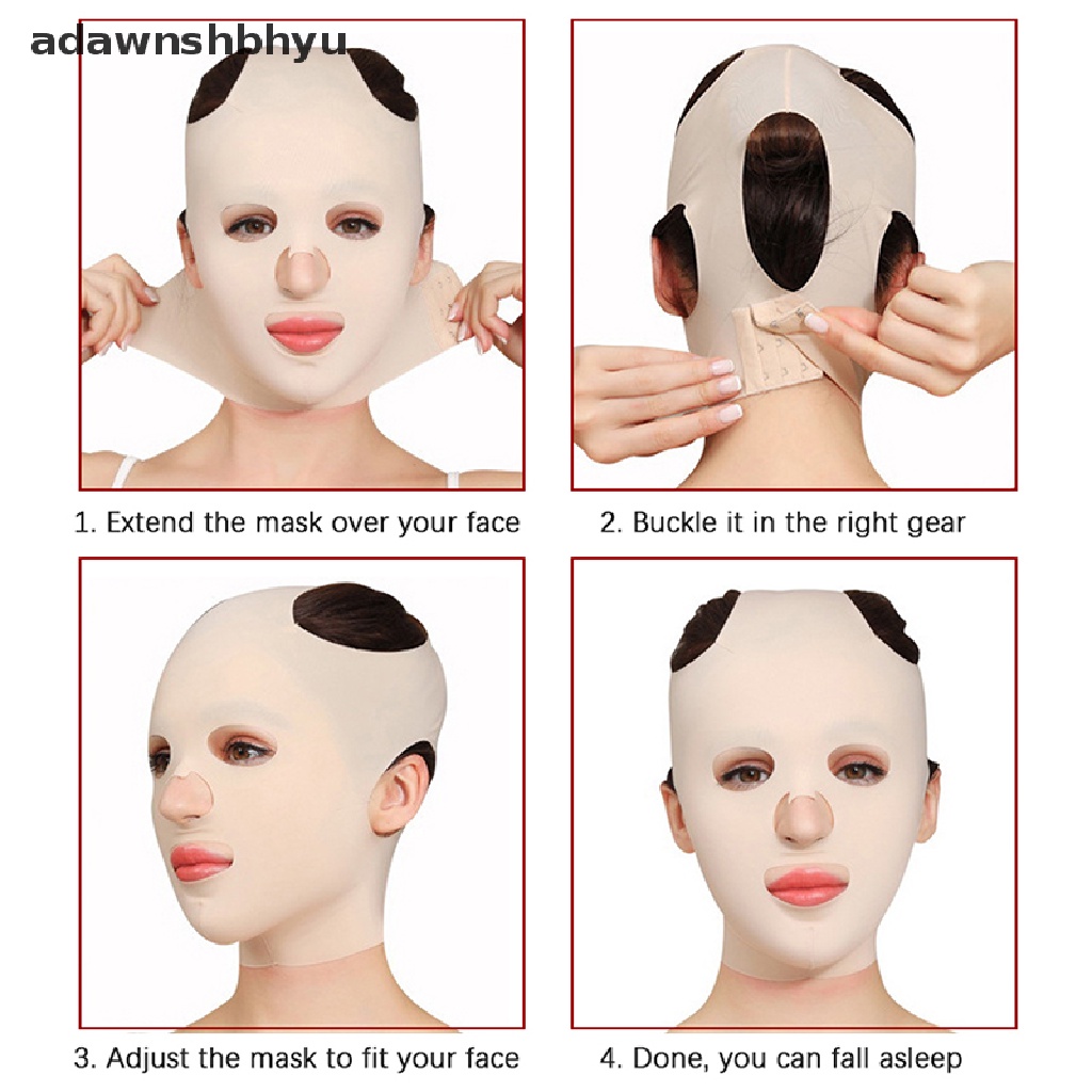 Đai Định Hình Khuôn Mặt Chữ V Đàn Hồi Dành Cho Nữ