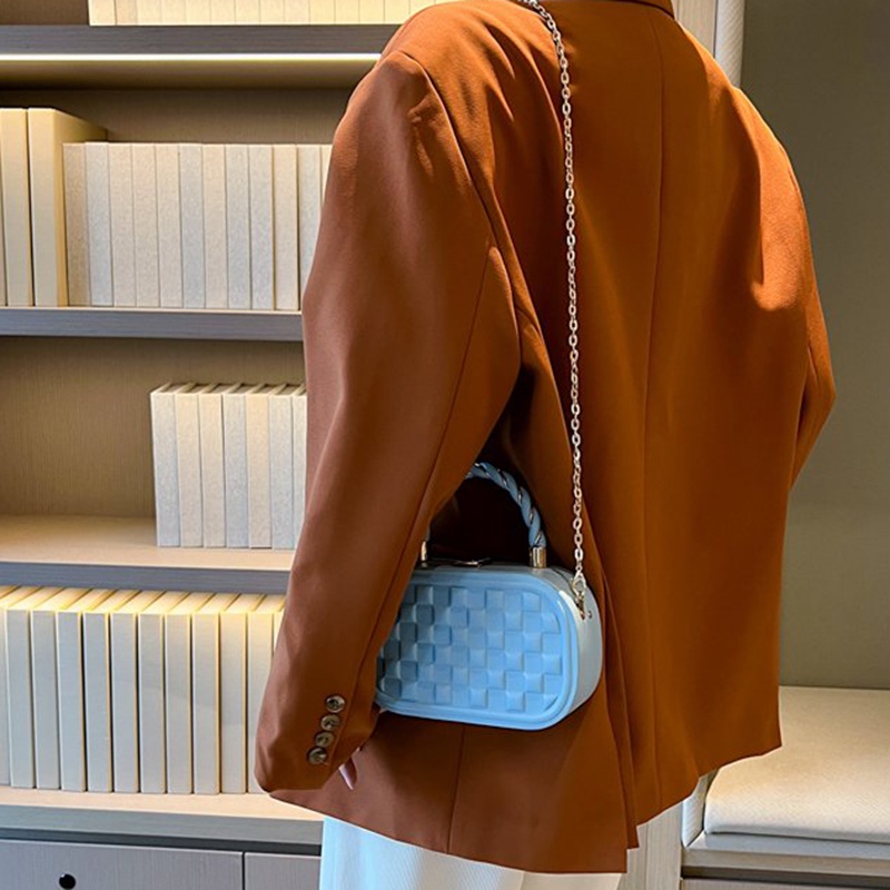 Túi Đeo Chéo Dây Xích Hình Hộp Thời Trang Mùa Hè Cho Nữ