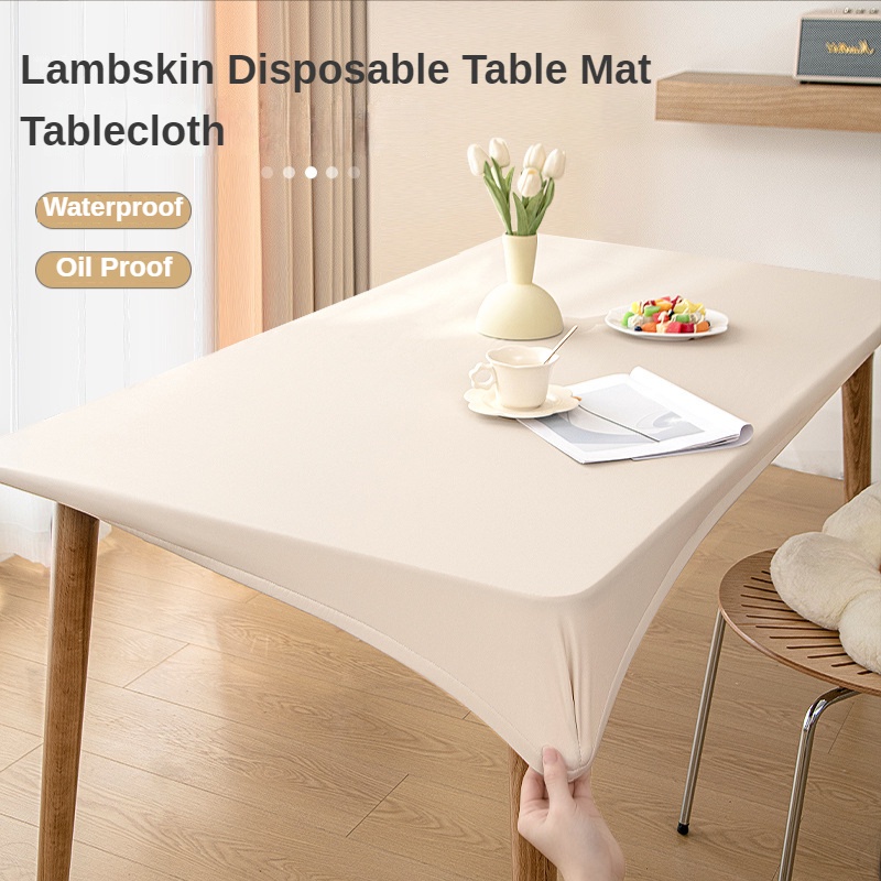 Khăn Trải Bàn Bằng PU Chống Nước Chống Dầu Chống Bỏng Dùng Một Lần Trang Trí Nhà Hàng / Văn Phòng / Tiệc Cưới