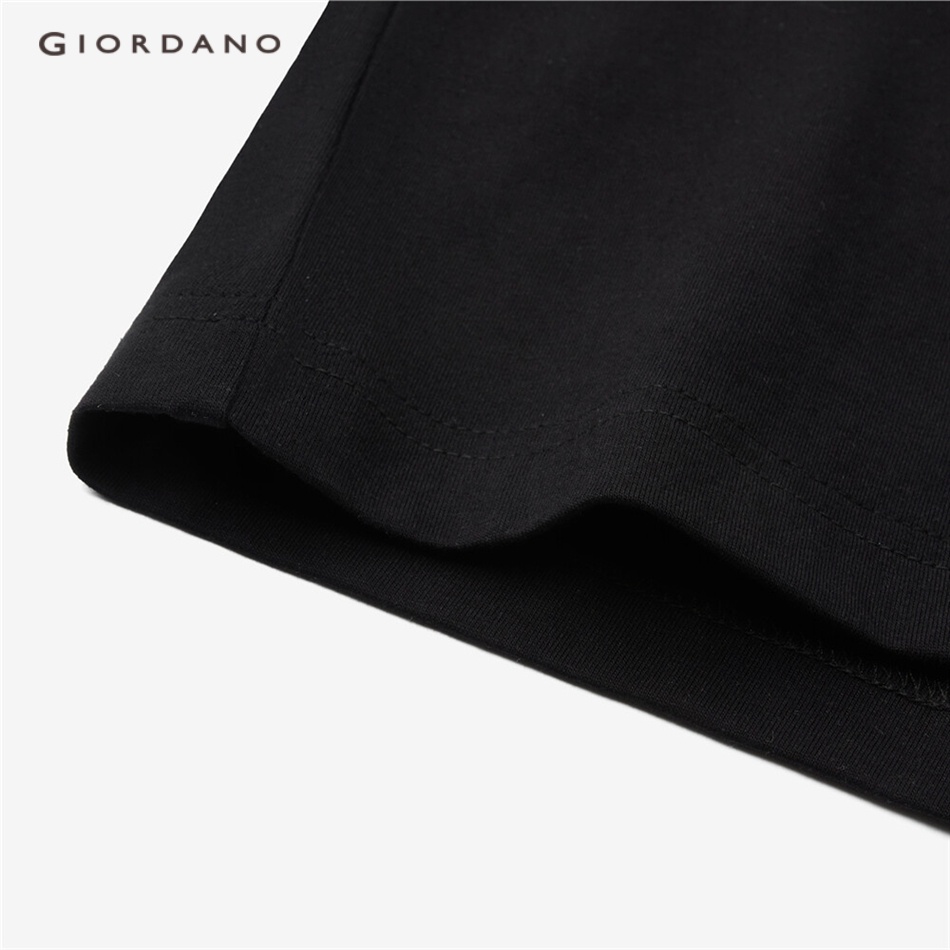 Áo thun GIORDANO 13013305 cotton cổ polo tay ngắn màu tương phản dành cho nam