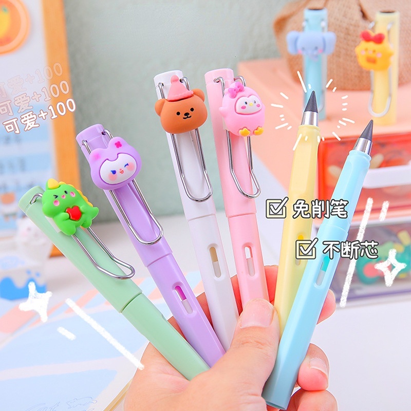 Bút Chì / Bút Chì Không Dây Họa Tiết Trái Cây Hoạt Hình Dễ Thương