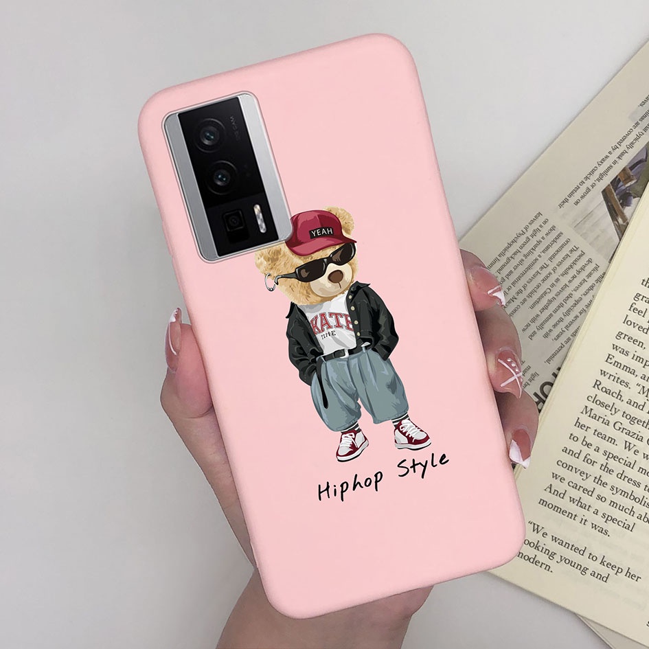 Ốp Điện Thoại Silicon Mềm Hình Gấu / Hoa / Xương Rồng / Phi Hành Gia Cho Xiaomi Redmi K60 Pro Bumper 6.67 Inches Xiaomi Redmi K60