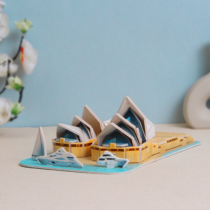 Đồ Chơi Lắp Ráp 3D, Nhà Hát,Cầu Đôi,Pháo Đài Đá,Nhà Xay Gió,Đền Taj Mahal ,Xếp Hình 3 Chiều, Đồ Chơi Sáng Tạo Cho Trẻ