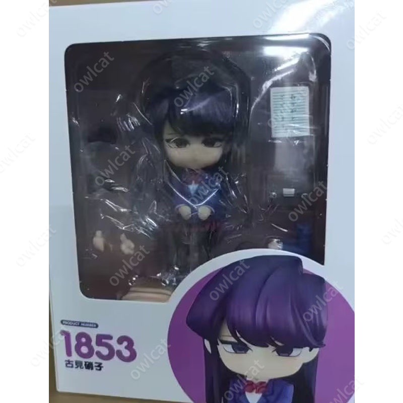 Mô Hình Nhân Vật Shouko Komi  1853# 10cm Action Figure JK Uniform Cat Girl Komi-san Is Bad at Communication Komi Can't Communicate PVC Packed in Box Model Nendoroid