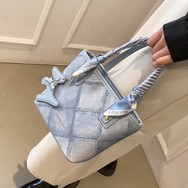 Túi Xách Đeo Vai / Đeo Chéo Chất Denim Phong Cách Hàn Quốc Thời Trang Mới 2023