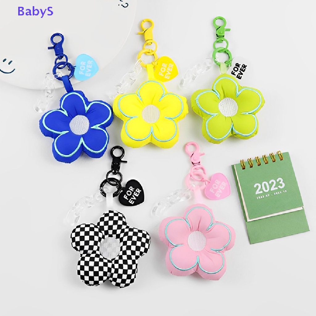 Móc Khóa Hình Hoa Anh Đào Bằng Vải Xinh Xắn Cho Cặp Đôi