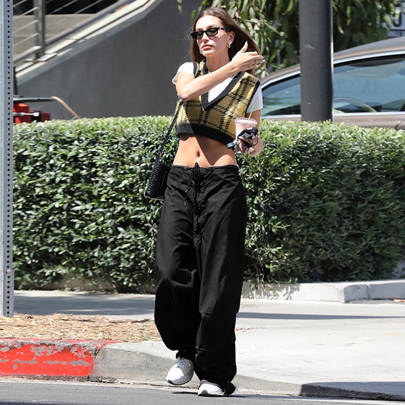 Quần Thể Thao Lưng Thấp Thời Trang Đường Phố Y2K