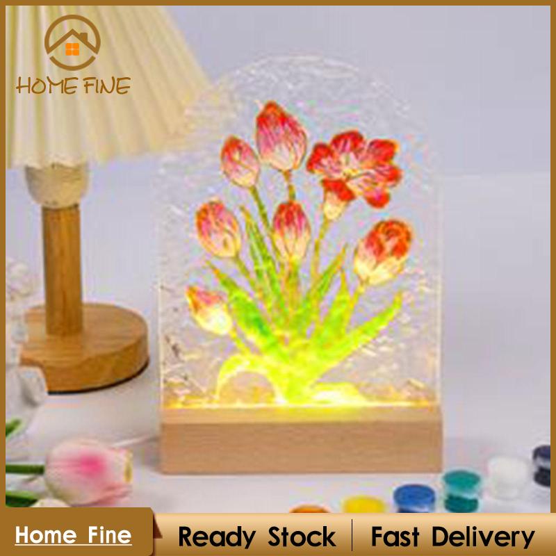 Đèn Ngủ Để Bàn Hình Giọt Nước Tự Tô Màu Trang Trí Văn Phòng / Trẻ Em