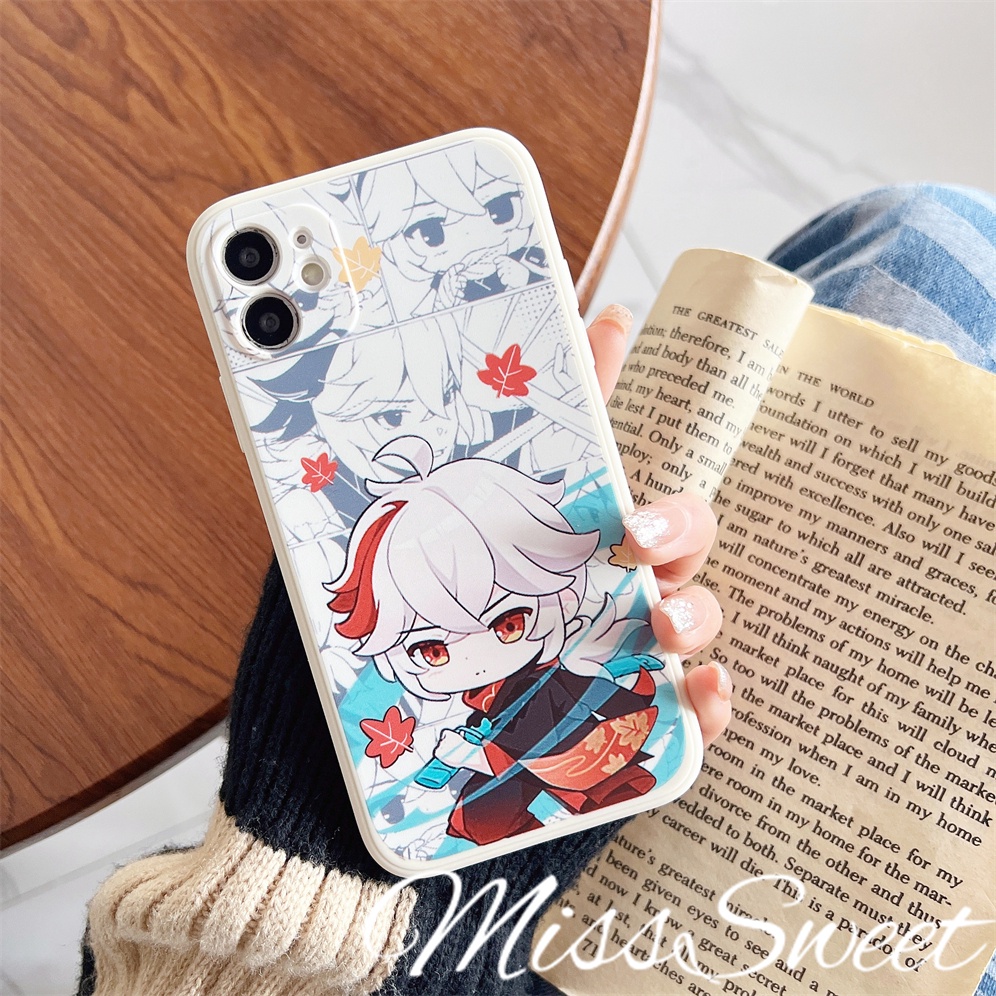 Redmi 12C 12 10C 10A 10 9A 9 9T Note 12 11 Pro+ 10s 10 9 8 7 Pro Xiaomi Poco X3 NFC X3Pro M3 Pro X3 GT Mi 11 Lite 12Pro Genshin Impact Klee Kaedehara Kazuha Phone Case