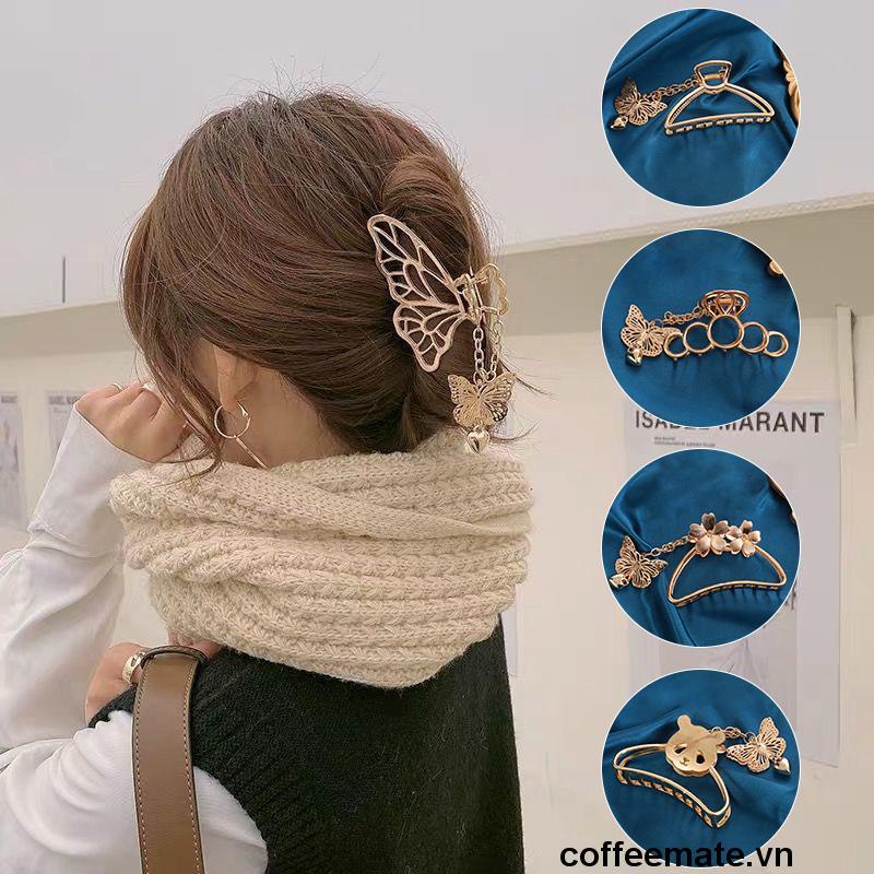 【coffeemate】⚡ Hợp thời trang đơn giản nơ nữ hoa lấy tóc