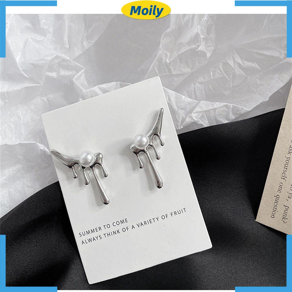 Bông Tai Đính Ngọc Trai Thiết Kế Thời Trang Dành Cho Nữ