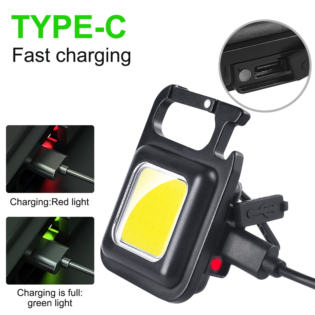 Đèn pin GUUGEI mini LED COB USB sạc lại được đa năng dành cho hoạt động ngoài trời