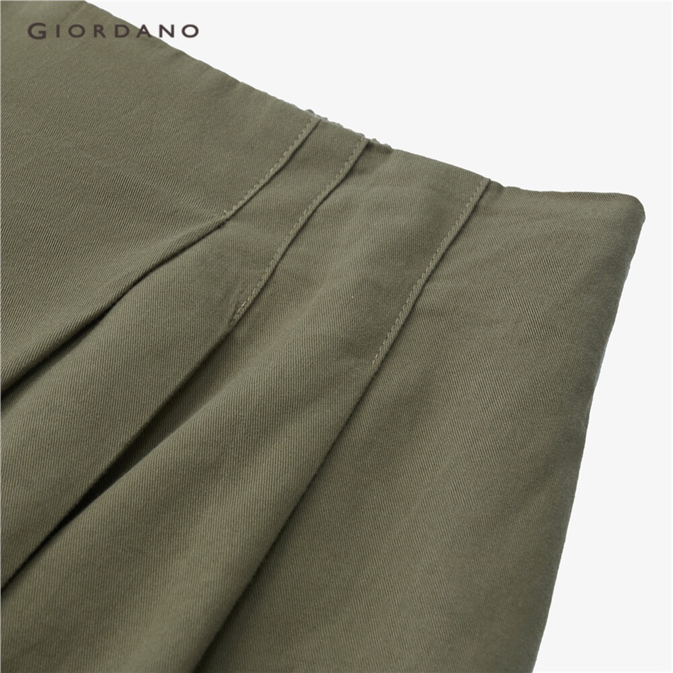 Quần giả váy GIORDANO 05423064 lưng thun phối túi lớn thời trang dành cho nữ