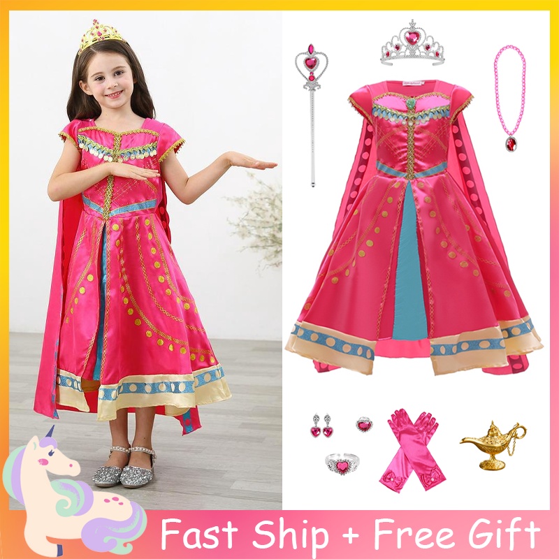 Đầm Hóa Trang Công Chúa Jasmine Trong Phim Aladdin Và Cây Đèn Thần