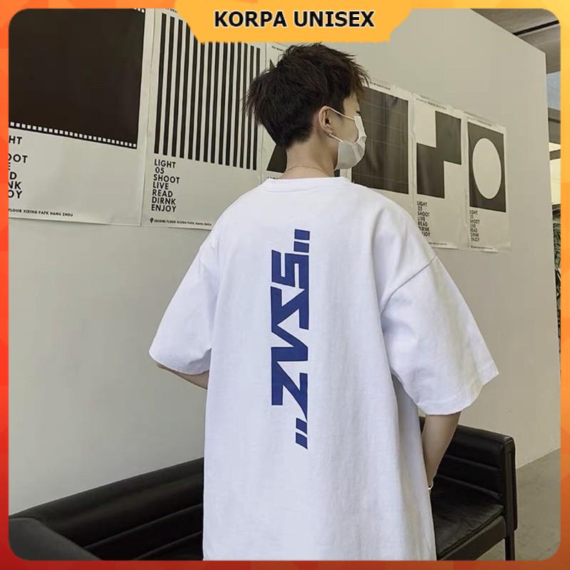 [ Ảnh Thật ] Áo thun tay lỡ form rộng phông in hoạ tiết chữ sành điệu - Unisex nam nữ đều mặc được