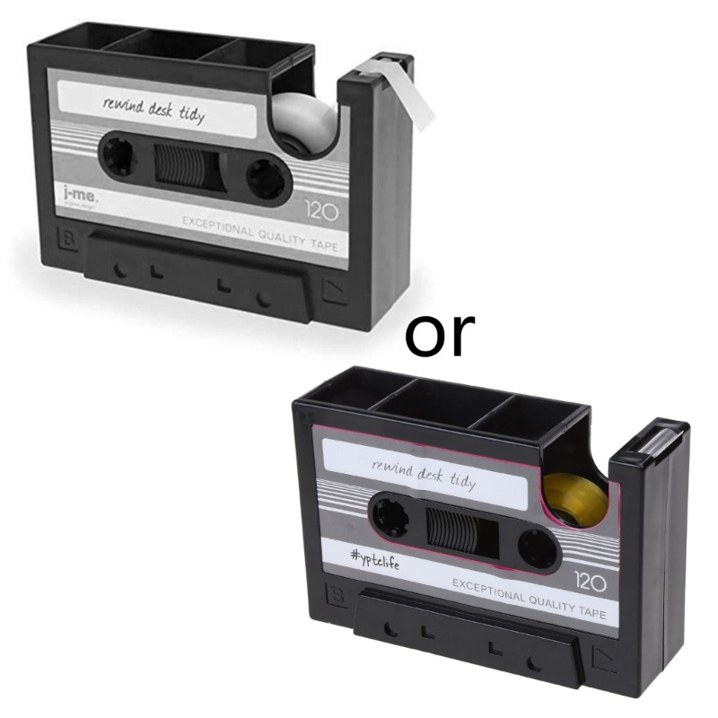 Giá Đỡ Cọ Trang Điểm / Bút Vẽ Kèm Hộp Đựng Băng Keo Tiện Dụng