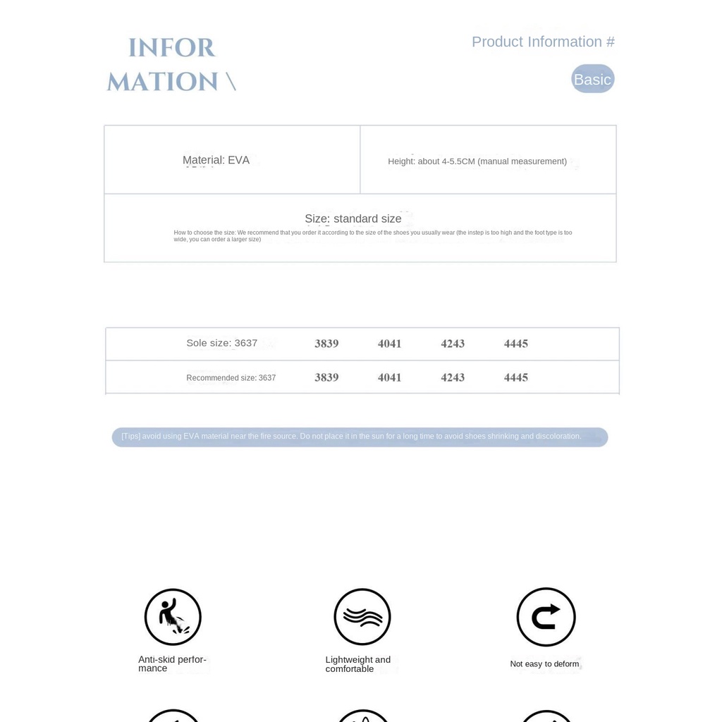 Giày Sandal Nhựa EVA Đế Dày Tăng Chiều Cao Chống Trượt Thời Trang Mùa Hè Cho Nữ