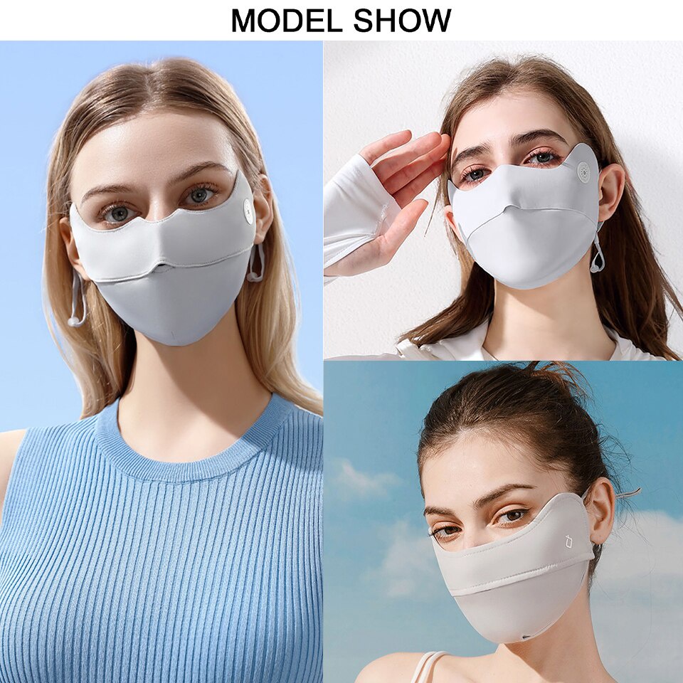 Khẩu trang chống nắng tia uv DAYSELECT bằng thun lạnh thoáng khí tùy chỉnh cho nam nữ