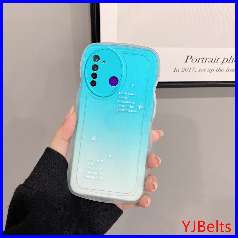 Ốp lưng Realme 5 ốp lưng Realme 5i ốp lưng Realme 5S ốp lưng Realme C3 ốp lưng Realme 6i Ốp Điện Thoại tpu Màu Gradient Thời Trang Cho Realme 5 Realme 5i Realme 5S Realme C3 Realme 6i JBDK
