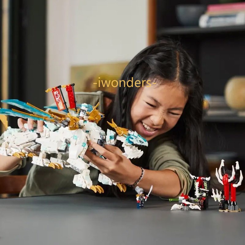 Ninjago Zane Của Băng Rồng Sinh Vật 71786 Khối Xây Dựng Lloyd's Golden Ultra Dragon Mẫu Đồ Chơi Bé Trai Quà Tặng