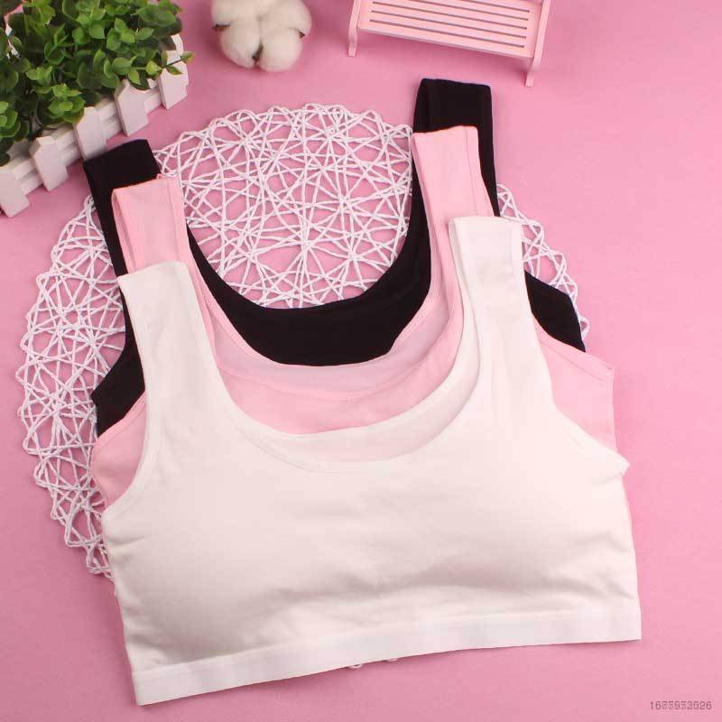Si Áo Lót Ống size Lớn Màu Trơn Dành Cho Nữ Tuổi Teen / Bé Gái