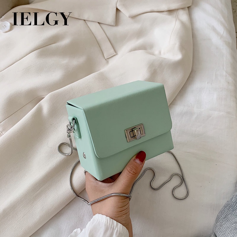 IELGY Túi Hộp Đeo Chéo Mini Phong Cách Thời Trang Mới 2023