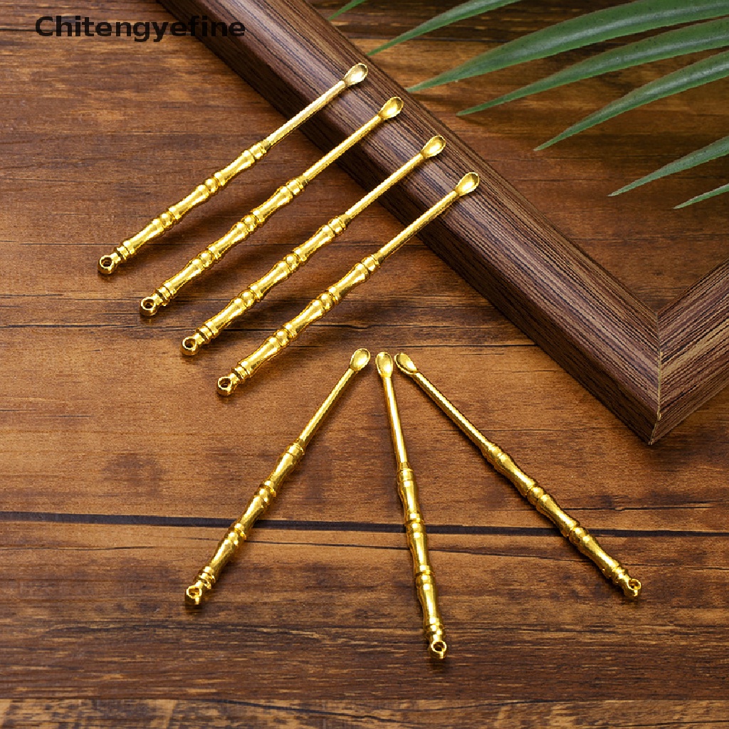 CTYE Ear Spoons Retro Imitation Brass Portable Ear Cleaning Tool Ear Pick Ear Wax FINE