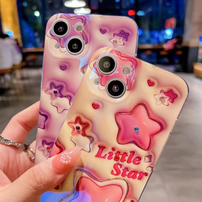 Dễ Thương Ốp Điện Thoại Mềm Họa Tiết Hoạt Hình Đính Đá Cho samsung galaxy s23 ultra plus s23 + s23ultra