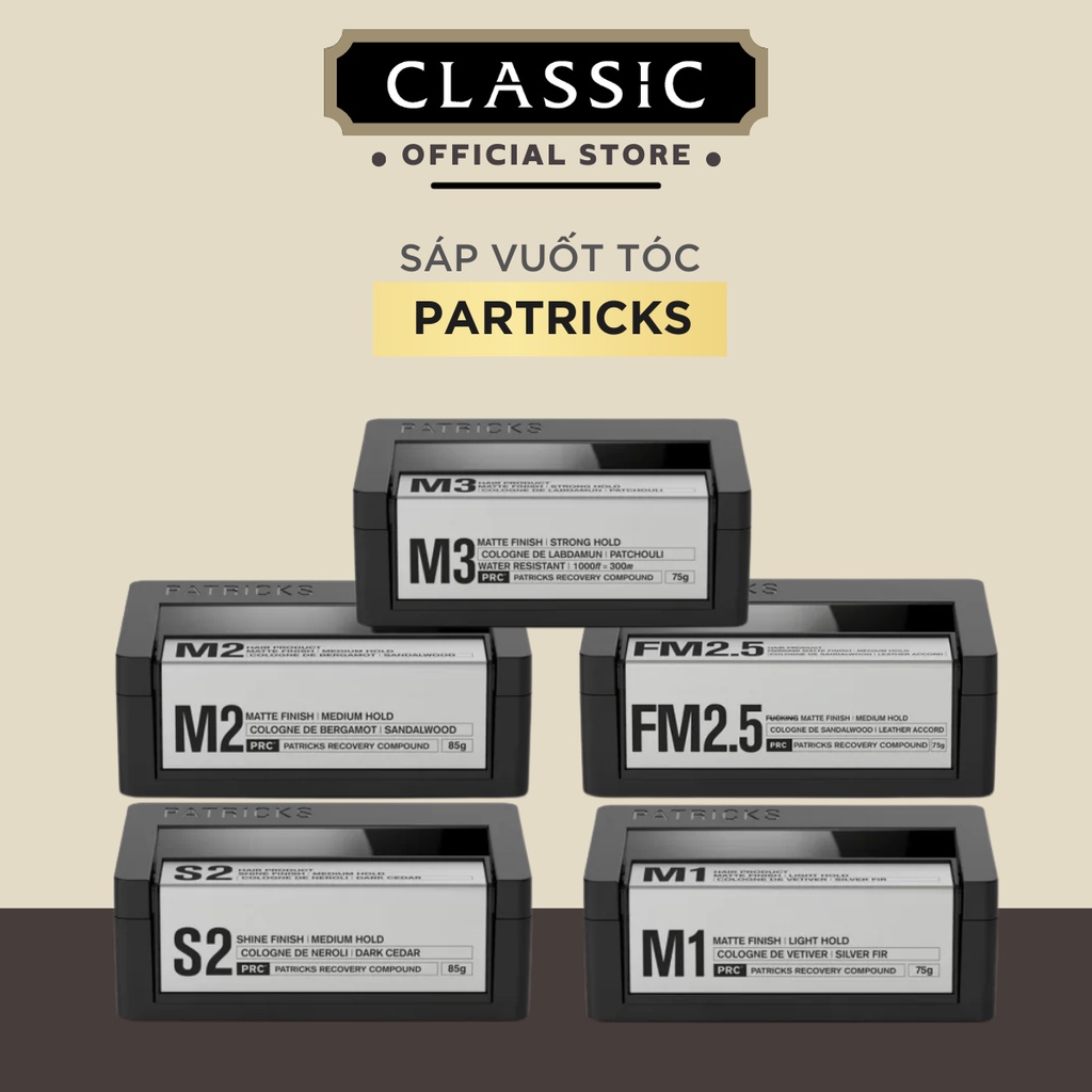 Sáp Vuốt Tóc Cao Cấp Patricks