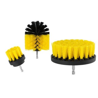 Bộ 3 Bàn Chải Vệ Sinh Đánh Bóng Gắn Vào Máy Khoan Cầm Tay